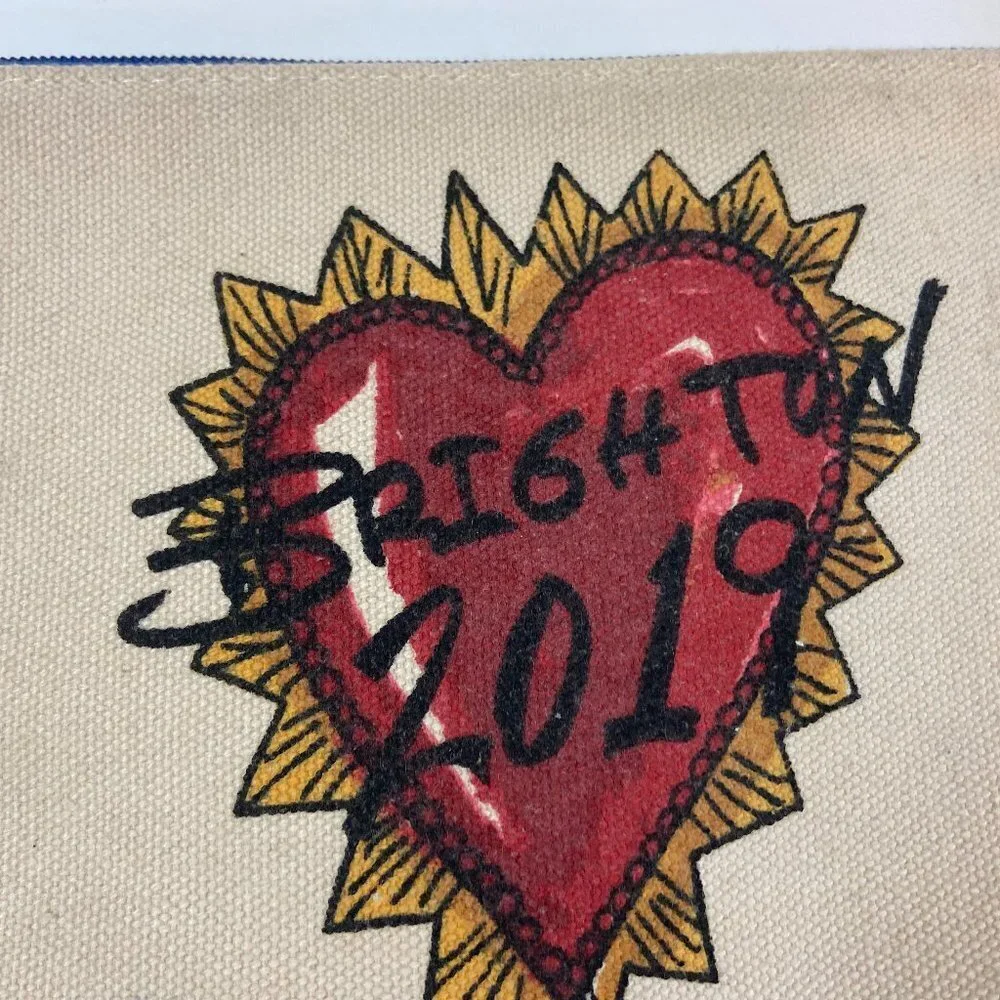 Brighton Canvas Pouch Cosmetic Bag